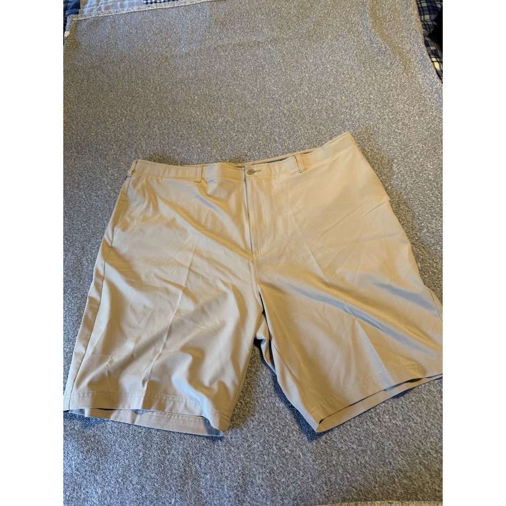 Ben Hogan Shorts, Men's Size 46 Khaki Flat Front, Golf Big & Tall